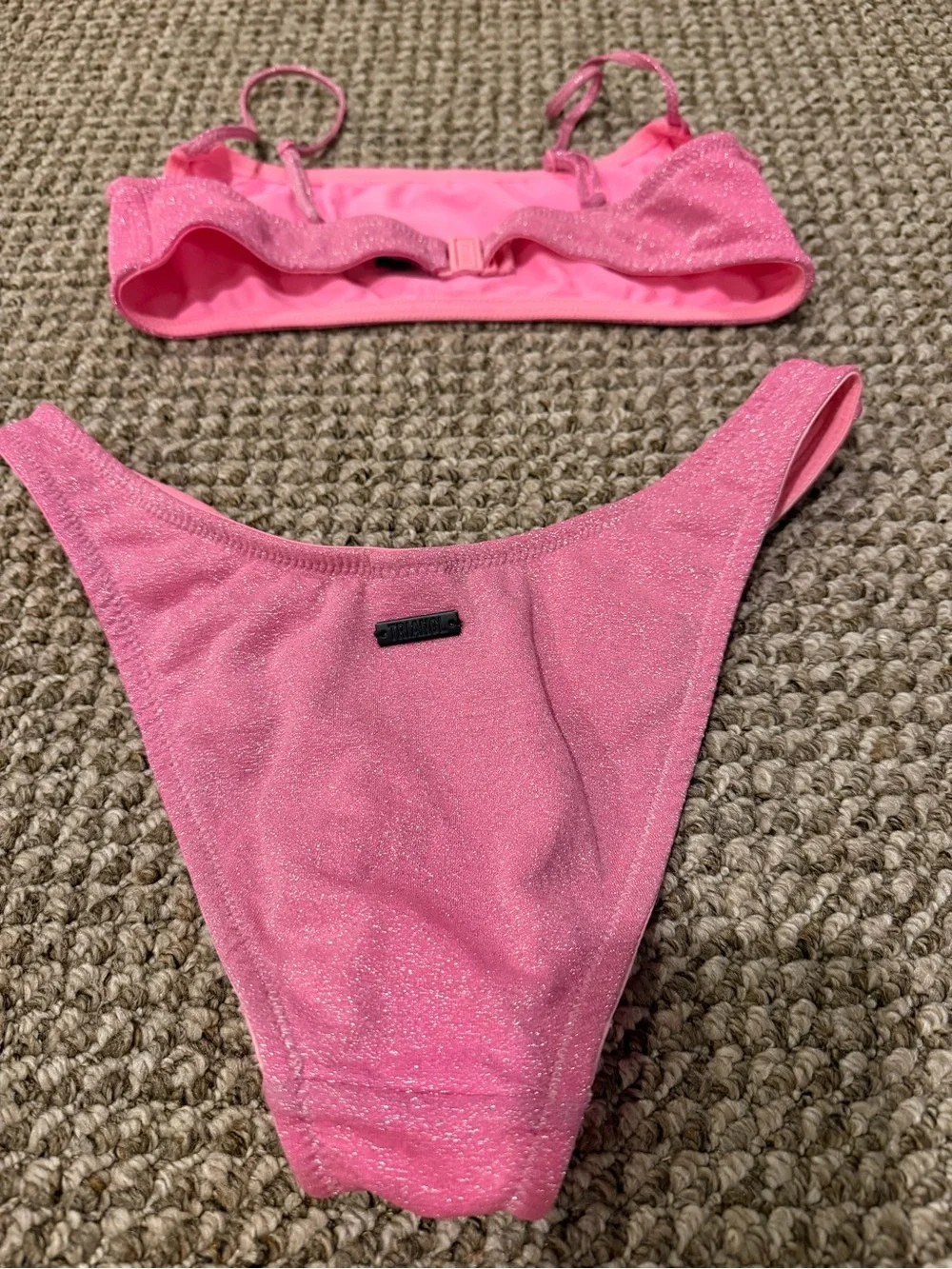 Triangl Sparkle Pink Bikini Set!